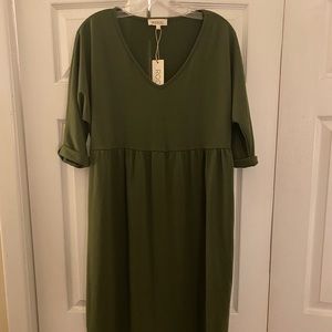 New with tags Roolee green dress